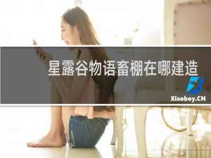 星露谷物语畜棚在哪建造