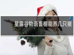 星露谷物语畜棚能养几只猪