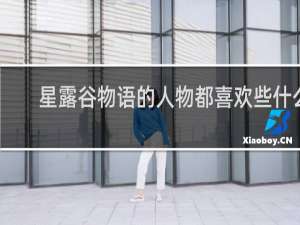 星露谷物语的人物都喜欢些什么