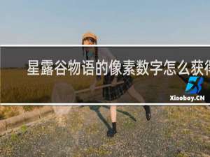 星露谷物语的像素数字怎么获得