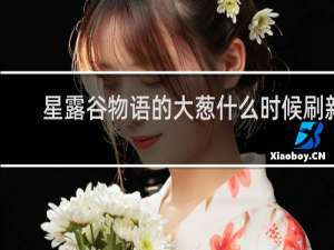 星露谷物语的大葱什么时候刷新