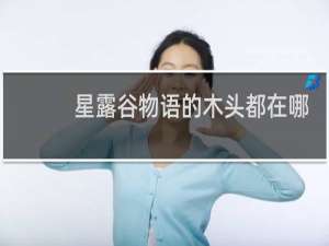 星露谷物语的木头都在哪