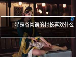 星露谷物语的村长喜欢什么