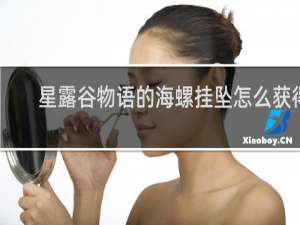 星露谷物语的海螺挂坠怎么获得