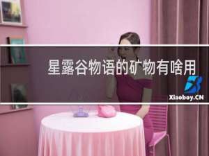 星露谷物语的矿物有啥用