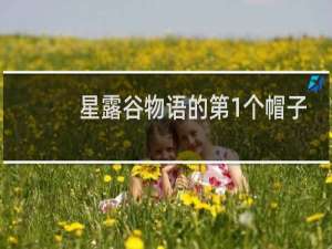 星露谷物语的第1个帽子