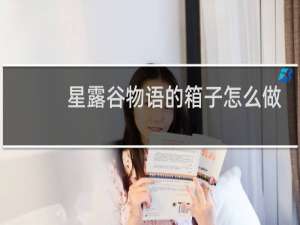 星露谷物语的箱子怎么做