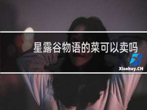 星露谷物语的菜可以卖吗