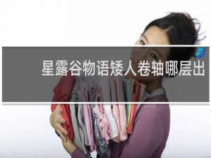 星露谷物语矮人卷轴哪层出