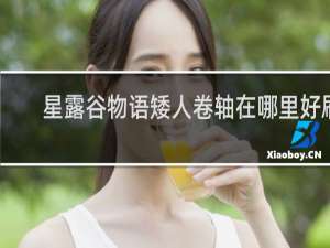 星露谷物语矮人卷轴在哪里好刷