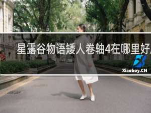 星露谷物语矮人卷轴4在哪里好刷