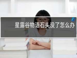 星露谷物语石头没了怎么办