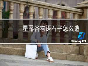星露谷物语石子怎么造