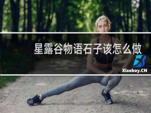 星露谷物语石子该怎么做