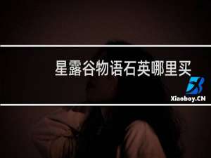 星露谷物语石英哪里买