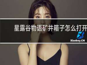 星露谷物语矿井箱子怎么打开