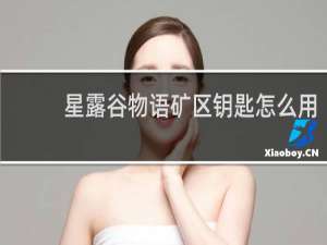 星露谷物语矿区钥匙怎么用