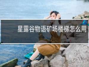 星露谷物语矿场楼梯怎么用