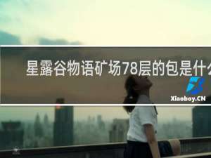 星露谷物语矿场78层的包是什么