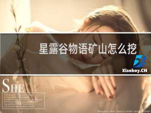 星露谷物语矿山怎么挖