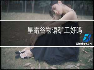 星露谷物语矿工好吗