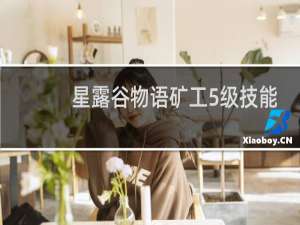 星露谷物语矿工5级技能