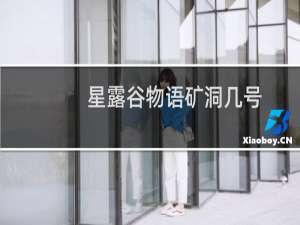 星露谷物语矿洞几号