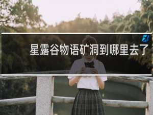 星露谷物语矿洞到哪里去了