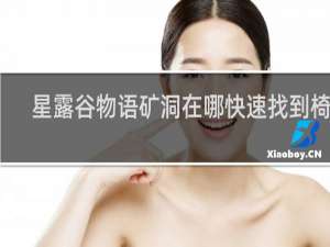 星露谷物语矿洞在哪快速找到椅子