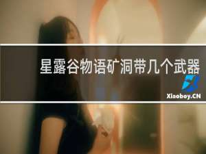 星露谷物语矿洞带几个武器