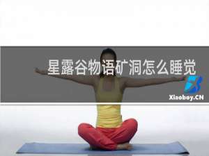 星露谷物语矿洞怎么睡觉