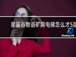 星露谷物语矿洞电梯怎么才5层