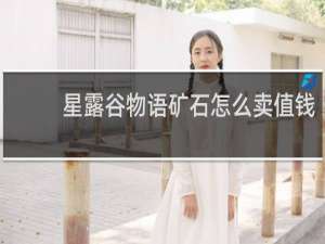 星露谷物语矿石怎么卖值钱