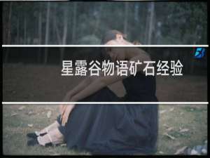 星露谷物语矿石经验