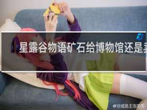 星露谷物语矿石给博物馆还是卖
