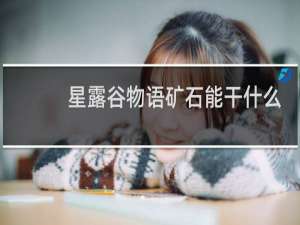 星露谷物语矿石能干什么