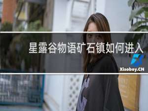 星露谷物语矿石镇如何进入