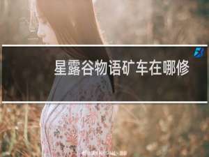 星露谷物语矿车在哪修