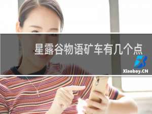 星露谷物语矿车有几个点