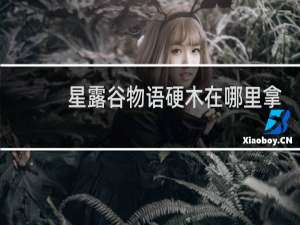 星露谷物语硬木在哪里拿