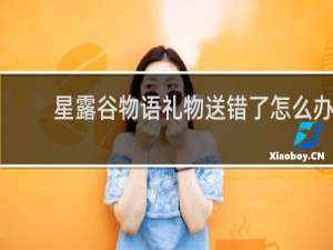 星露谷物语礼物送错了怎么办