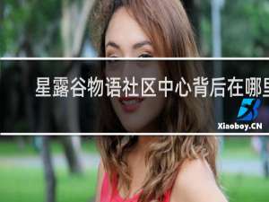 星露谷物语社区中心背后在哪里