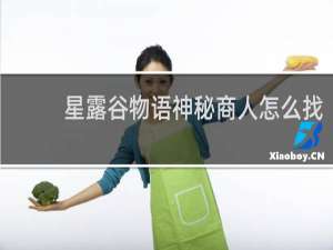 星露谷物语神秘商人怎么找