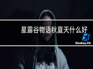星露谷物语秋夏天什么好
