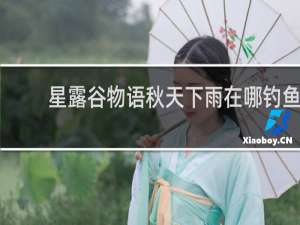 星露谷物语秋天下雨在哪钓鱼