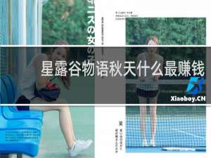 星露谷物语秋天什么最赚钱