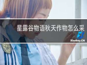 星露谷物语秋天作物怎么采