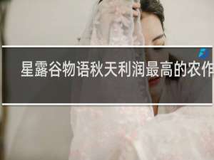 星露谷物语秋天利润最高的农作物