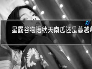 星露谷物语秋天南瓜还是蔓越莓