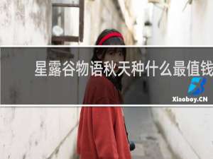 星露谷物语秋天种什么最值钱